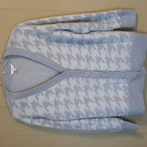 Time and Tru Women's L Front Button Up Textured Cardigan Sweater